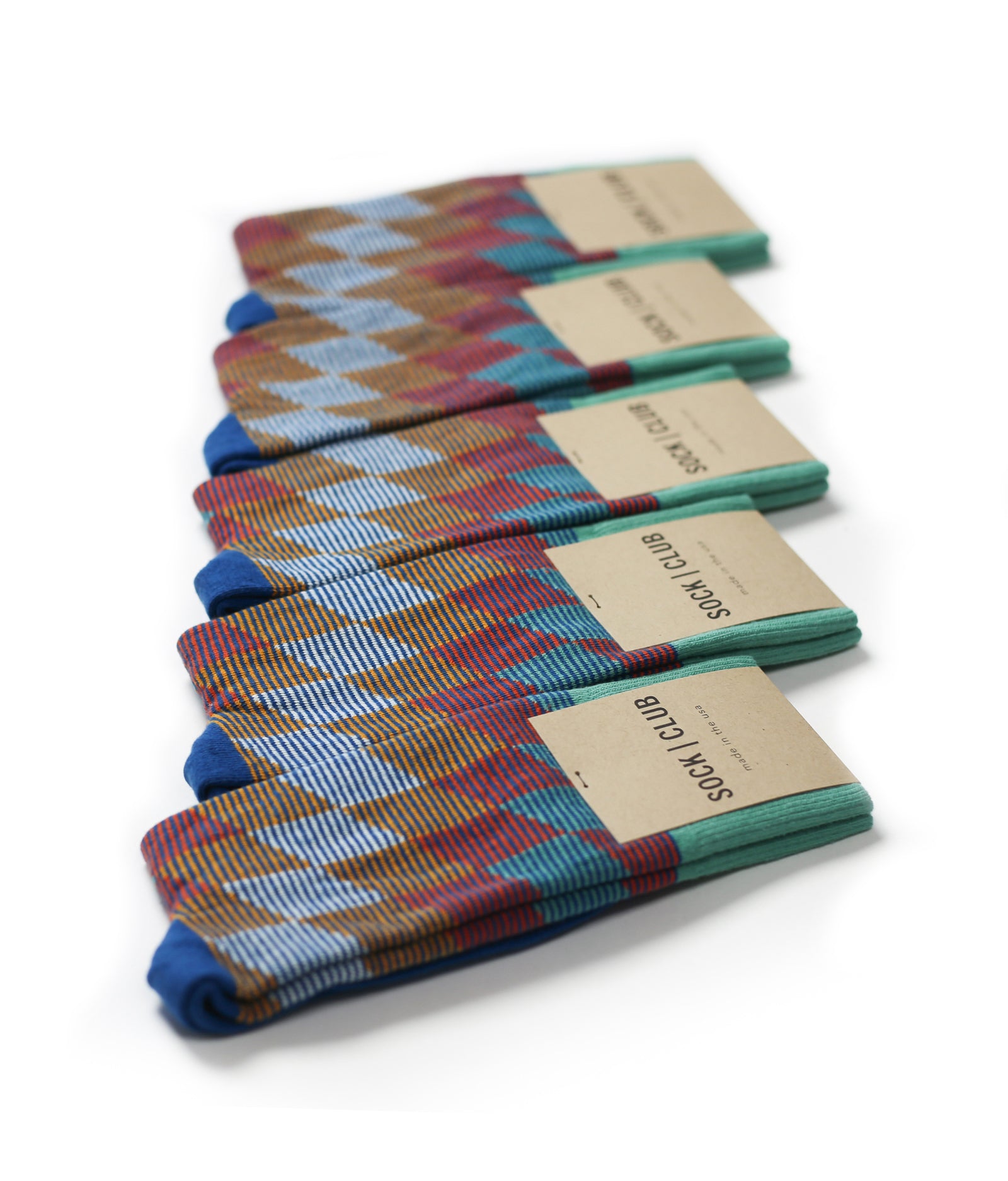 The Harlequin - Lagoon - Sock Club Store