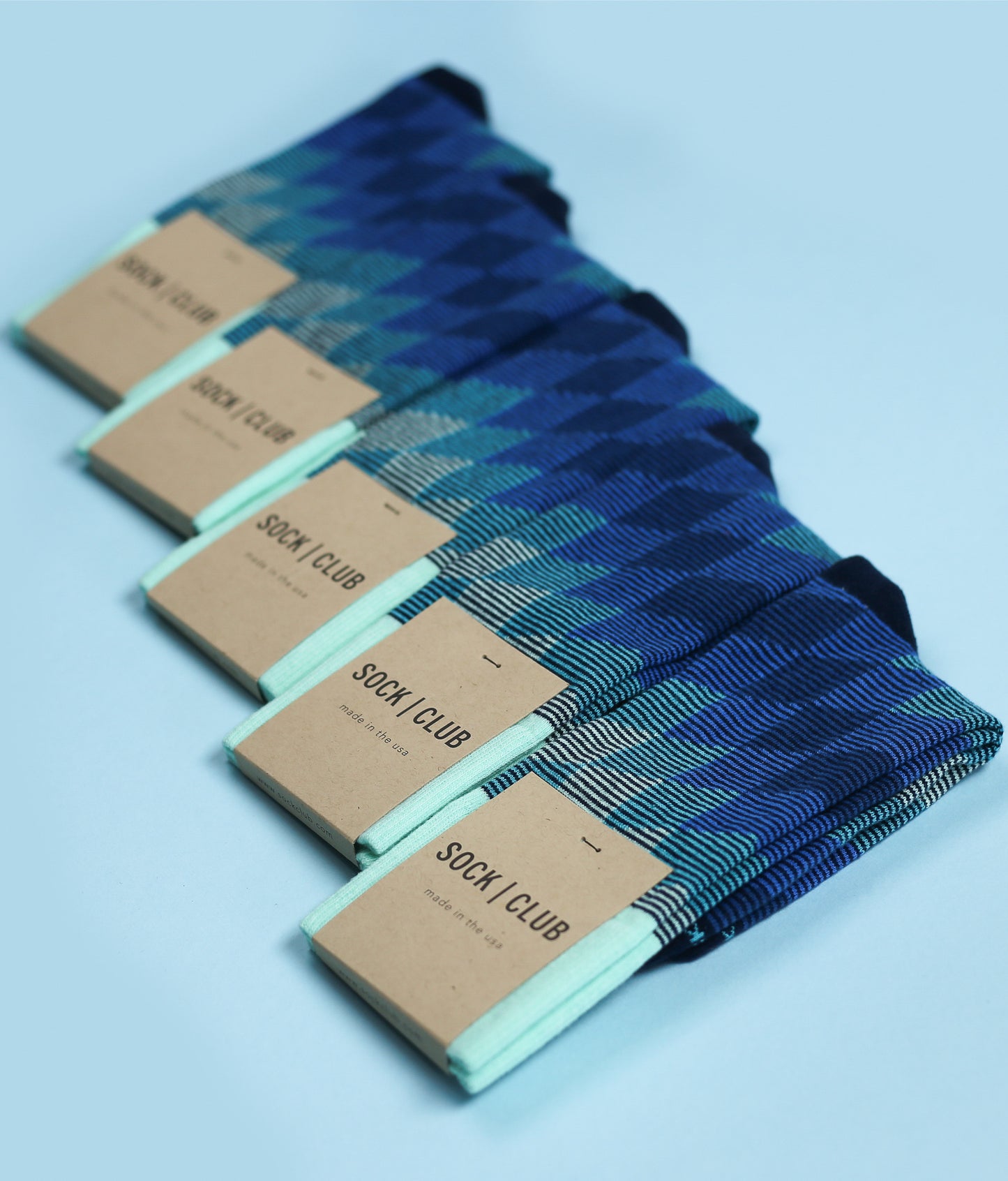 The Harlequin - Navy - Sock Club Store