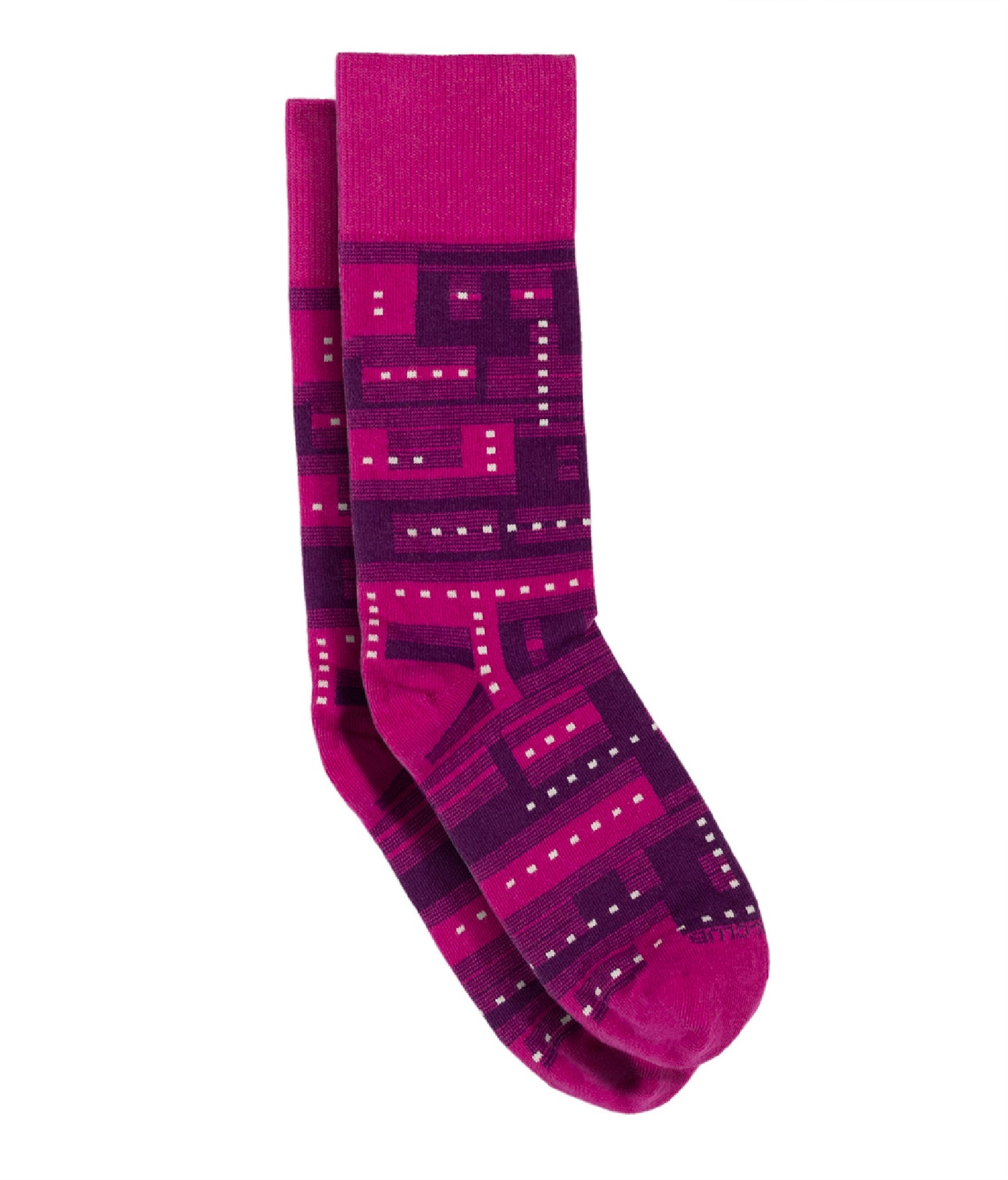 The Glitch - Deep Pink - Sock Club Store