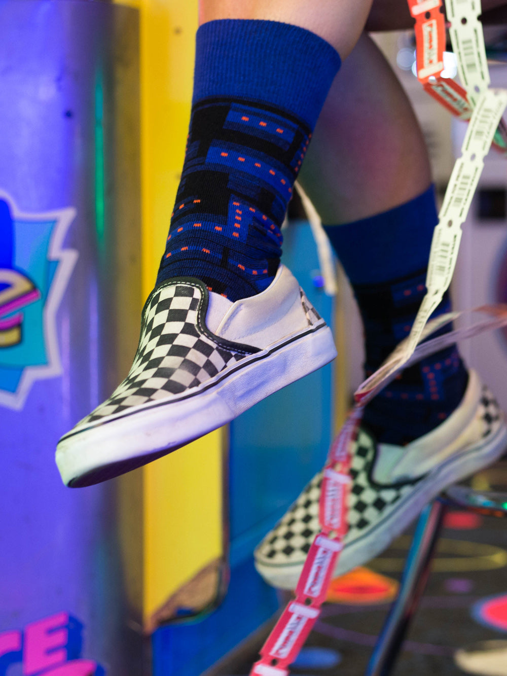 The Glitch - Ultramarine - Sock Club Store