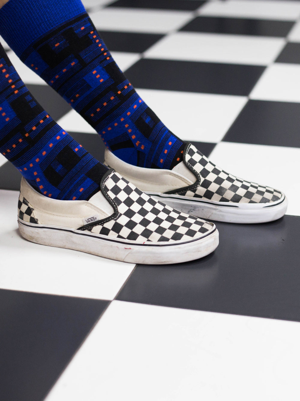 The Glitch - Ultramarine - Sock Club Store