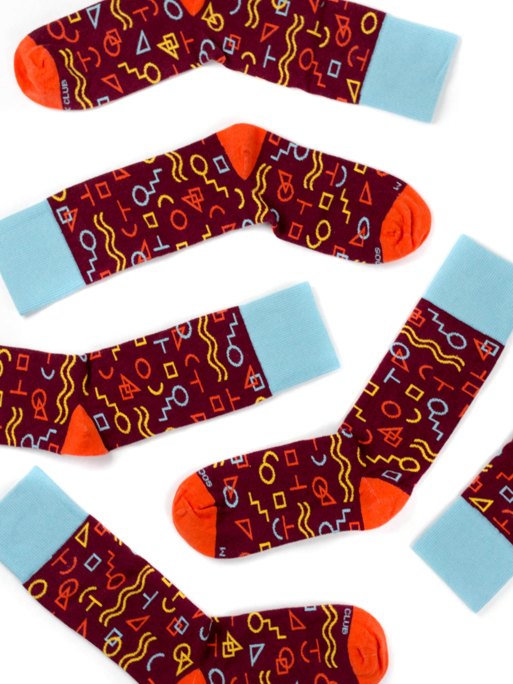 The Memphis - Maroon - Sock Club Store