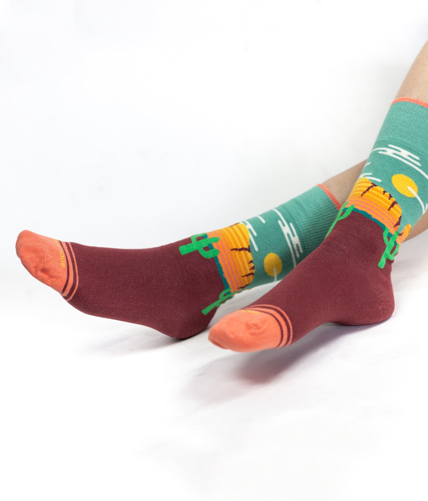 The Sedona - Living Coral - Sock Club Store
