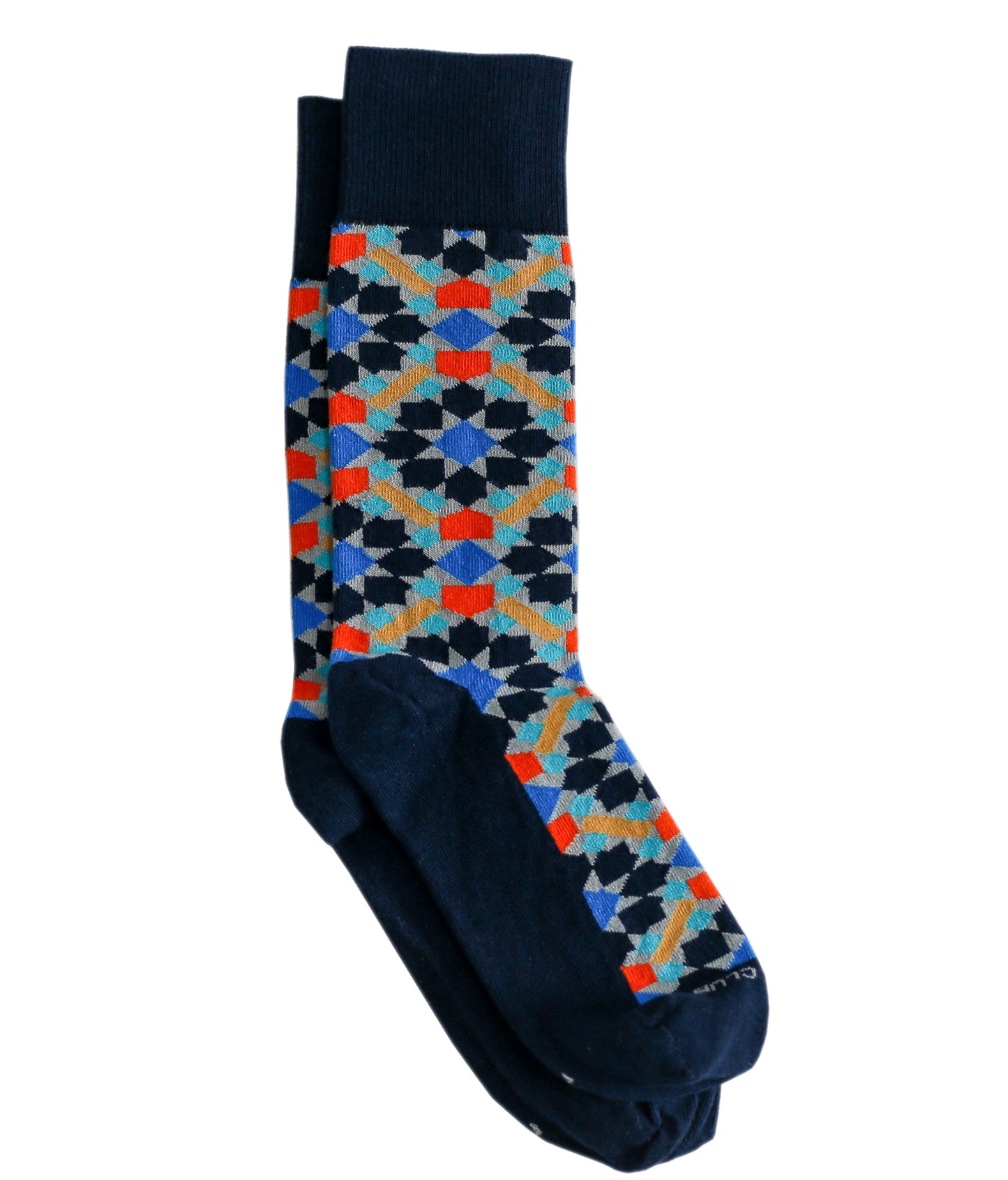 The Zellige - Navy - Sock Club Store