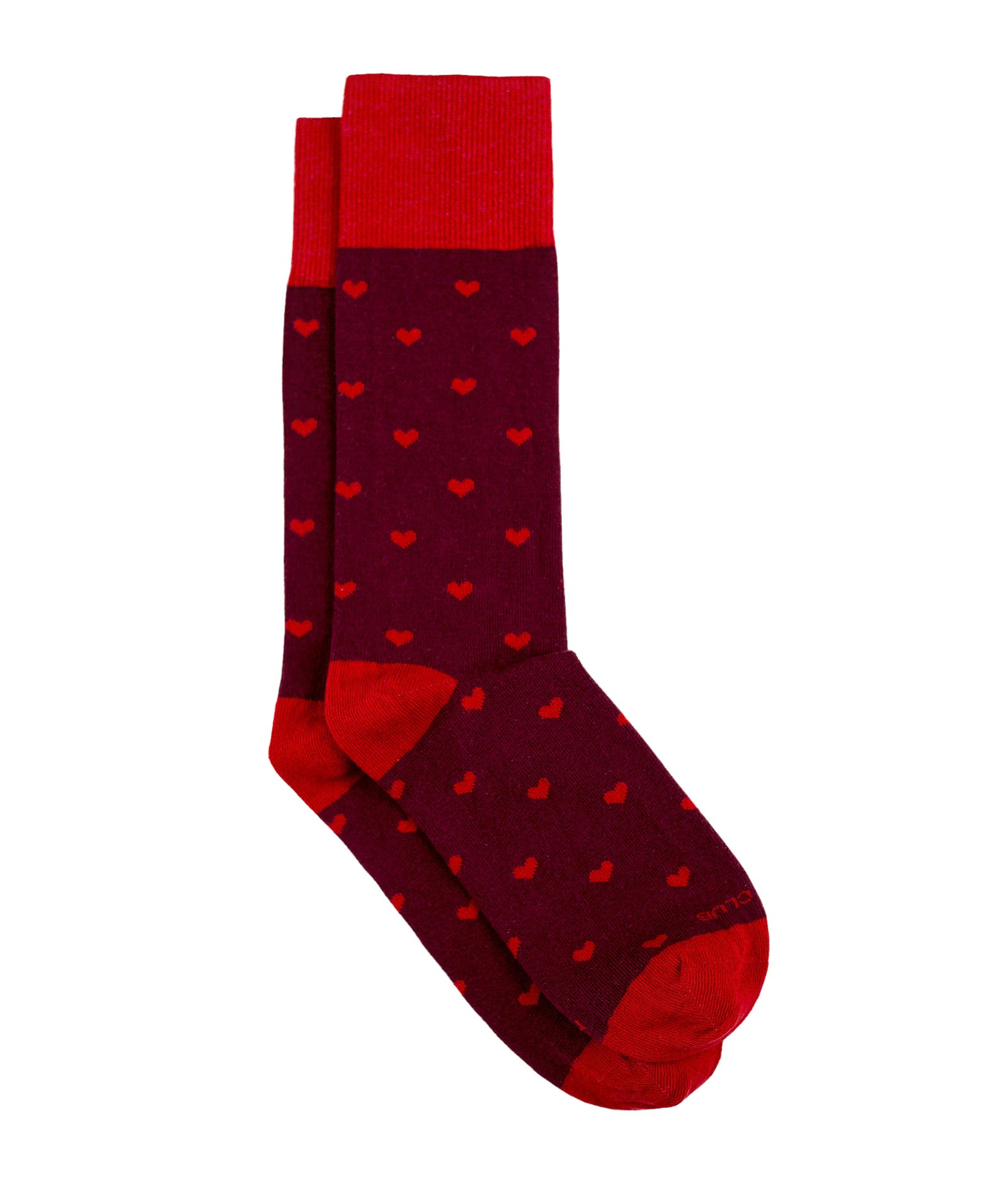 The Valentine - Maroon - Sock Club Store