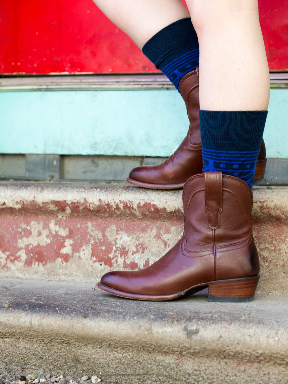The Venn - Navy - Sock Club Store