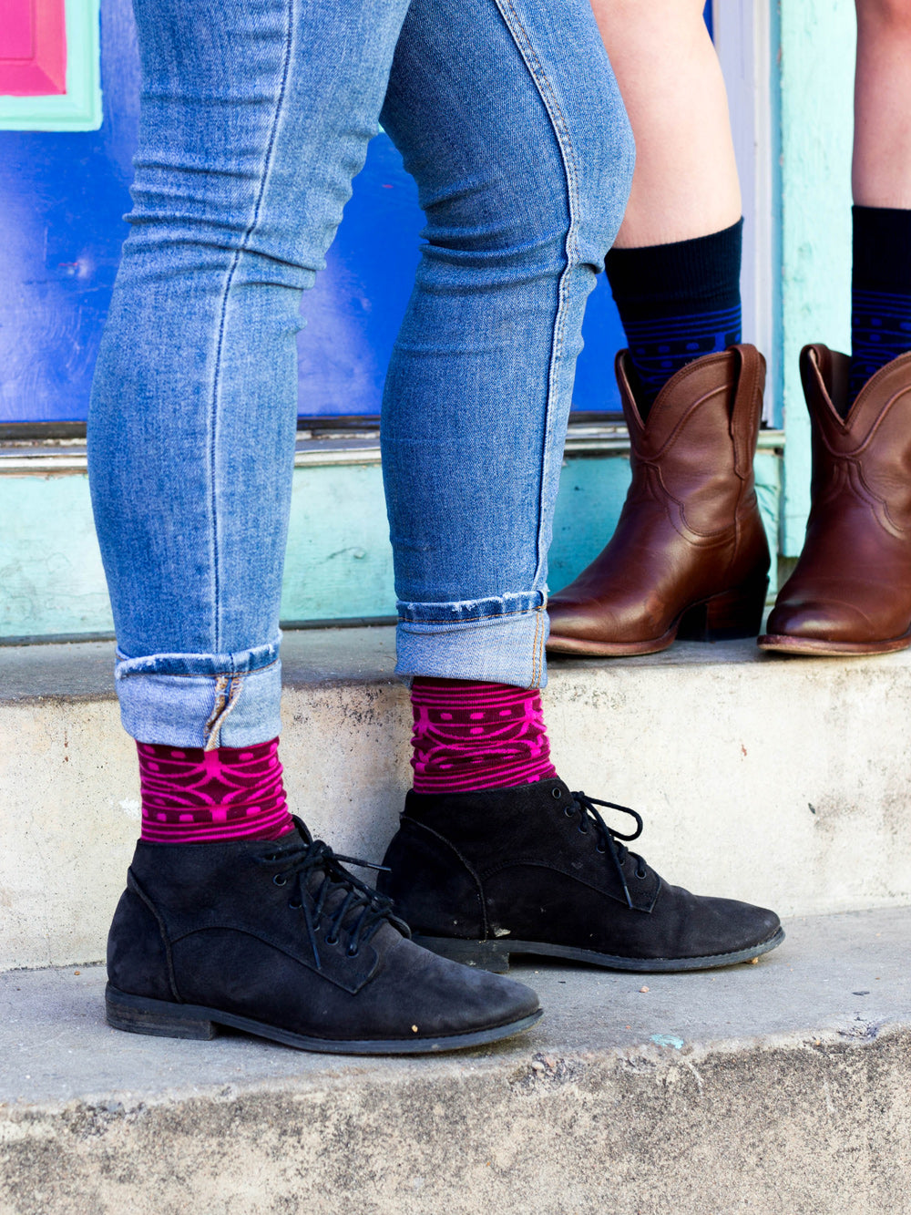 The Venn - Maroon - Sock Club Store