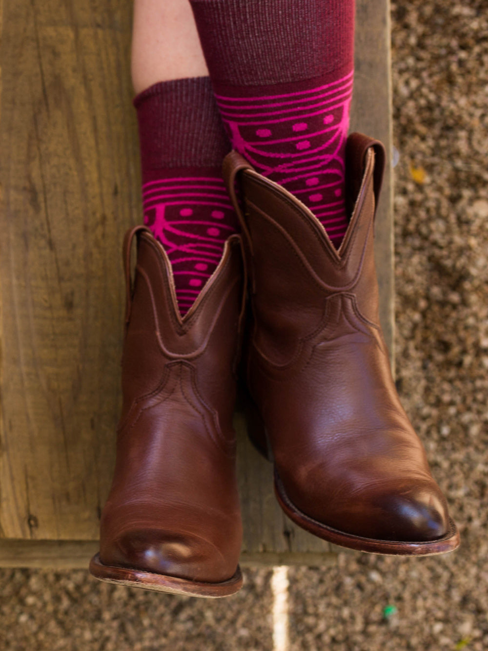 The Venn - Maroon - Sock Club Store