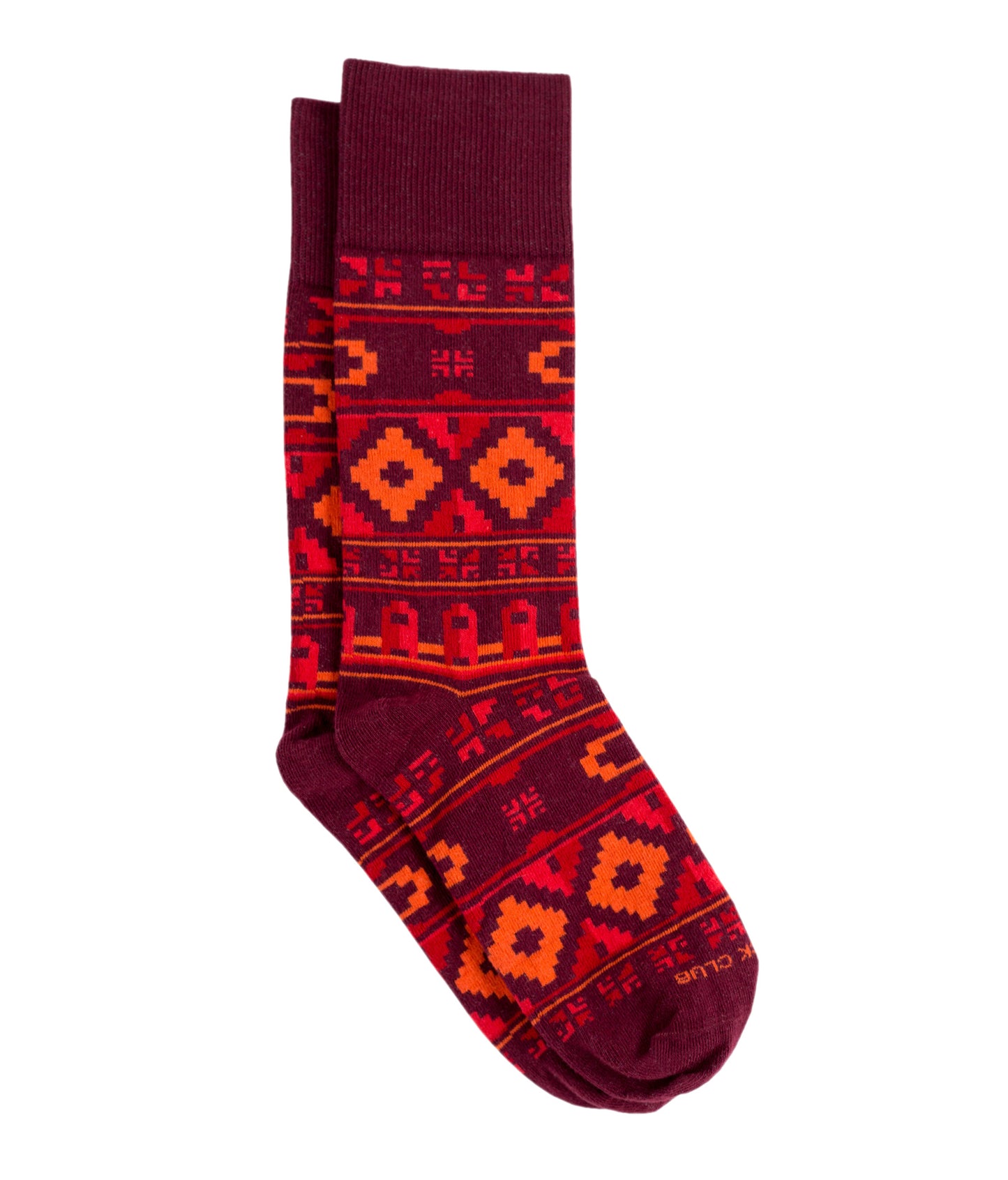 The Wanderer - Maroon - Sock Club Store