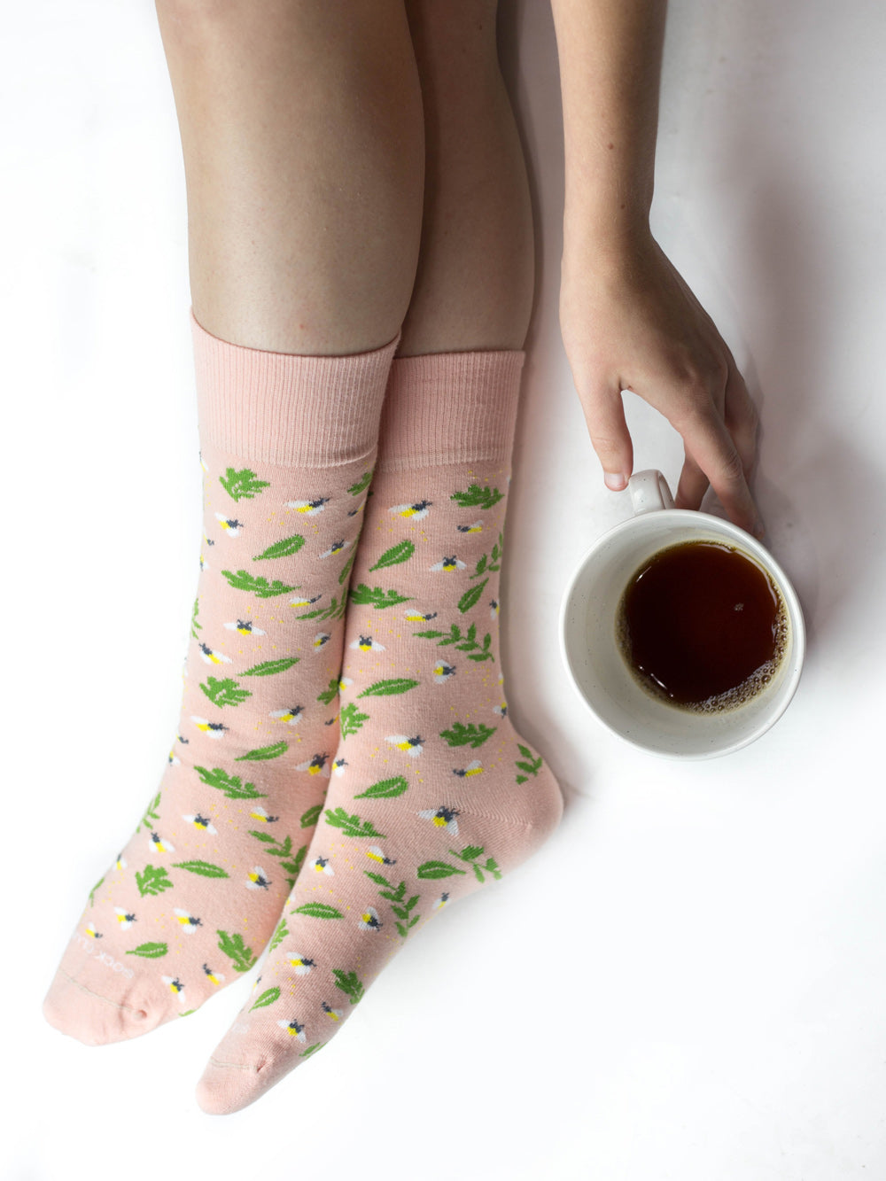 The Firefly - Peach - Sock Club Store