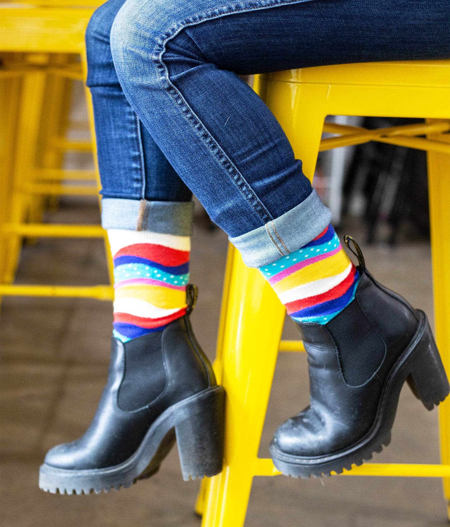 The Glaser - Red Orange - Sock Club Store