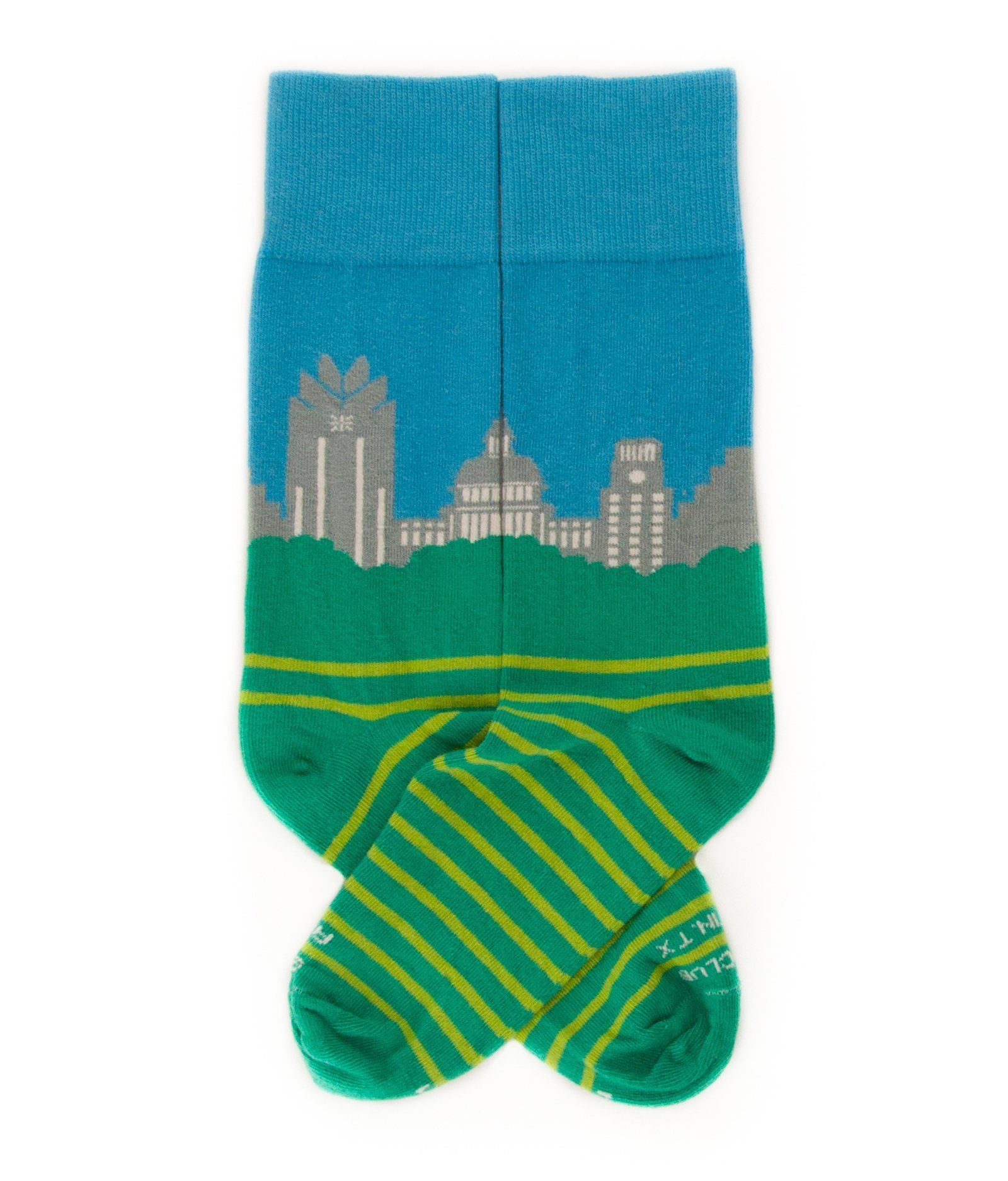 Official Texas Skyline Socks for Mini Texans Fans - Fan Gear | 2-Pack