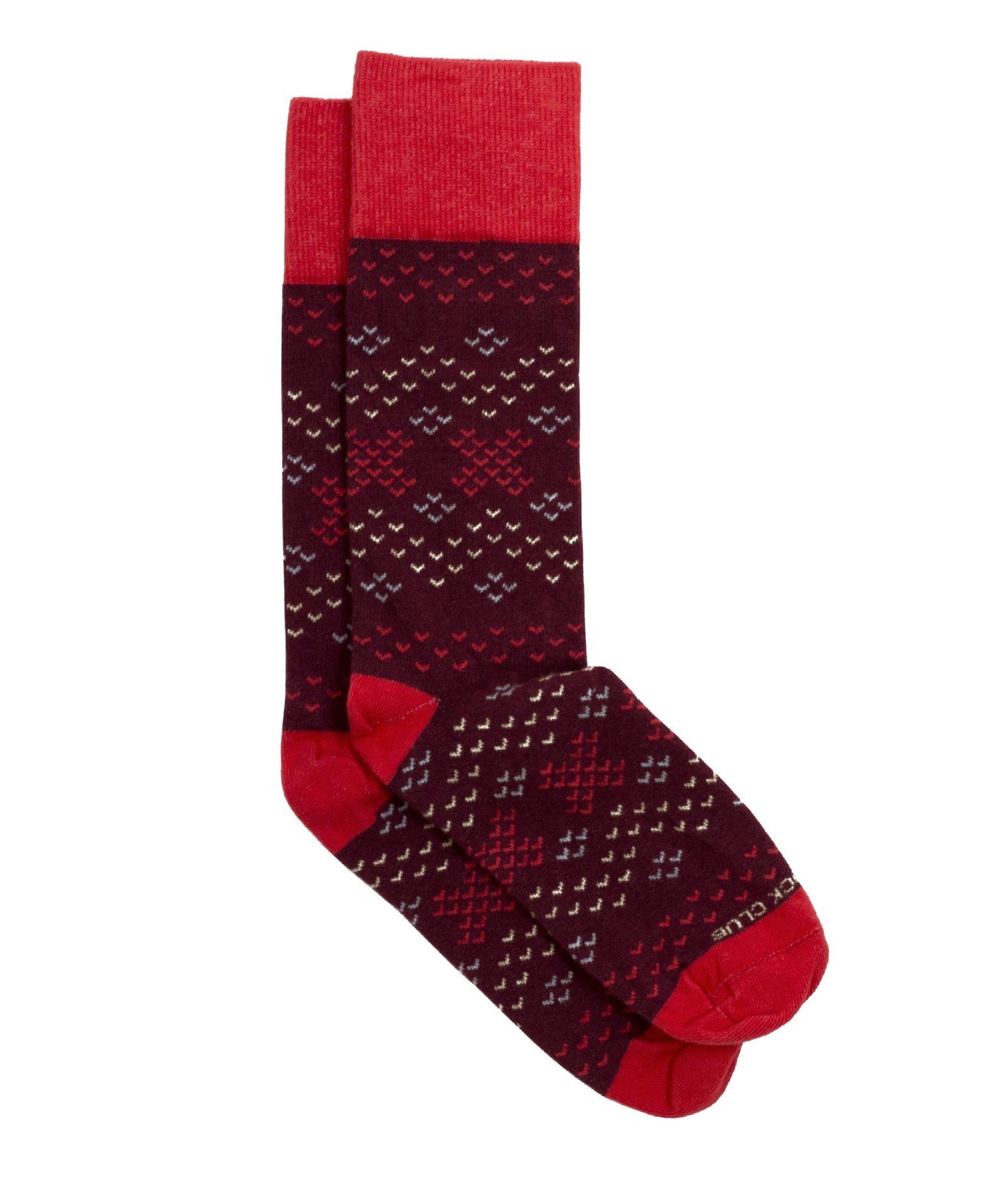 The Amelia - Maroon - Sock Club Store