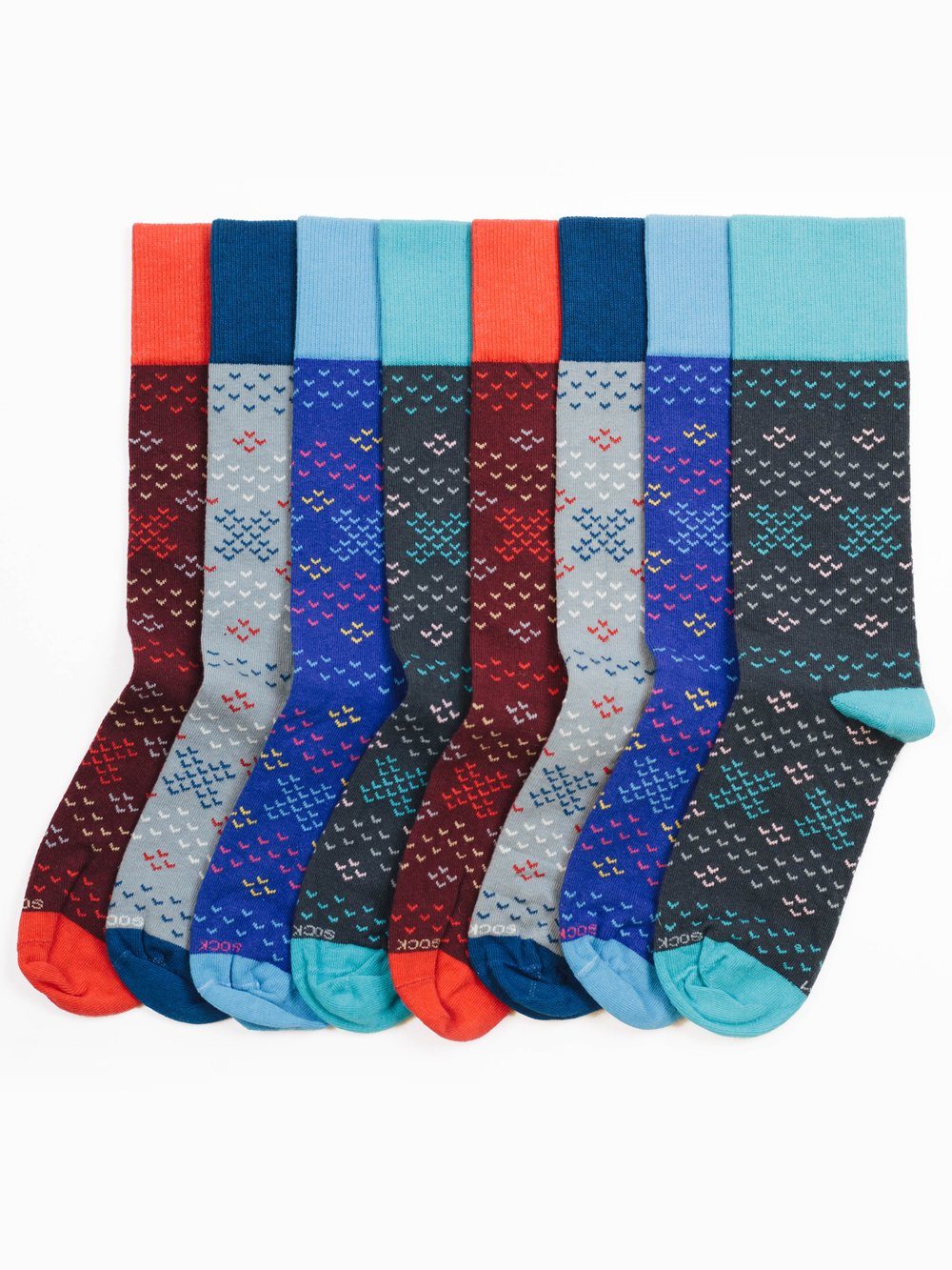 The Amelia - Maroon - Sock Club Store