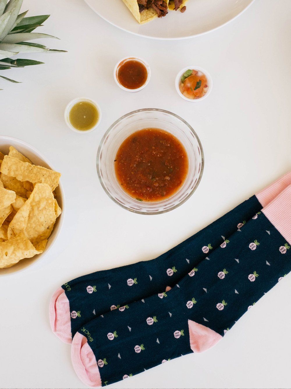 The Ananas - Navy - Sock Club Store