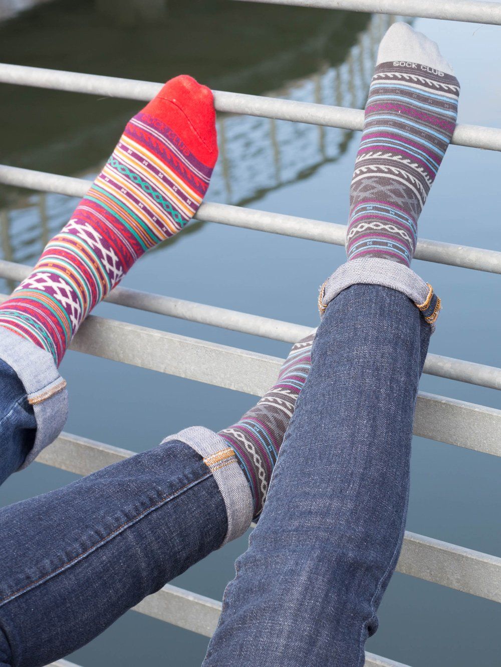 The Fika - Charcoal - Sock Club Store