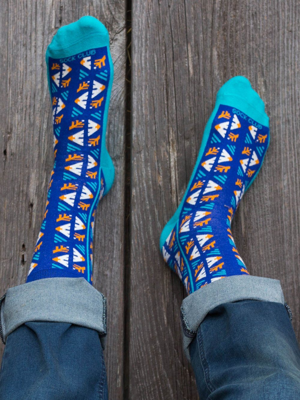 The Harvest - Ultramarine - Sock Club Store