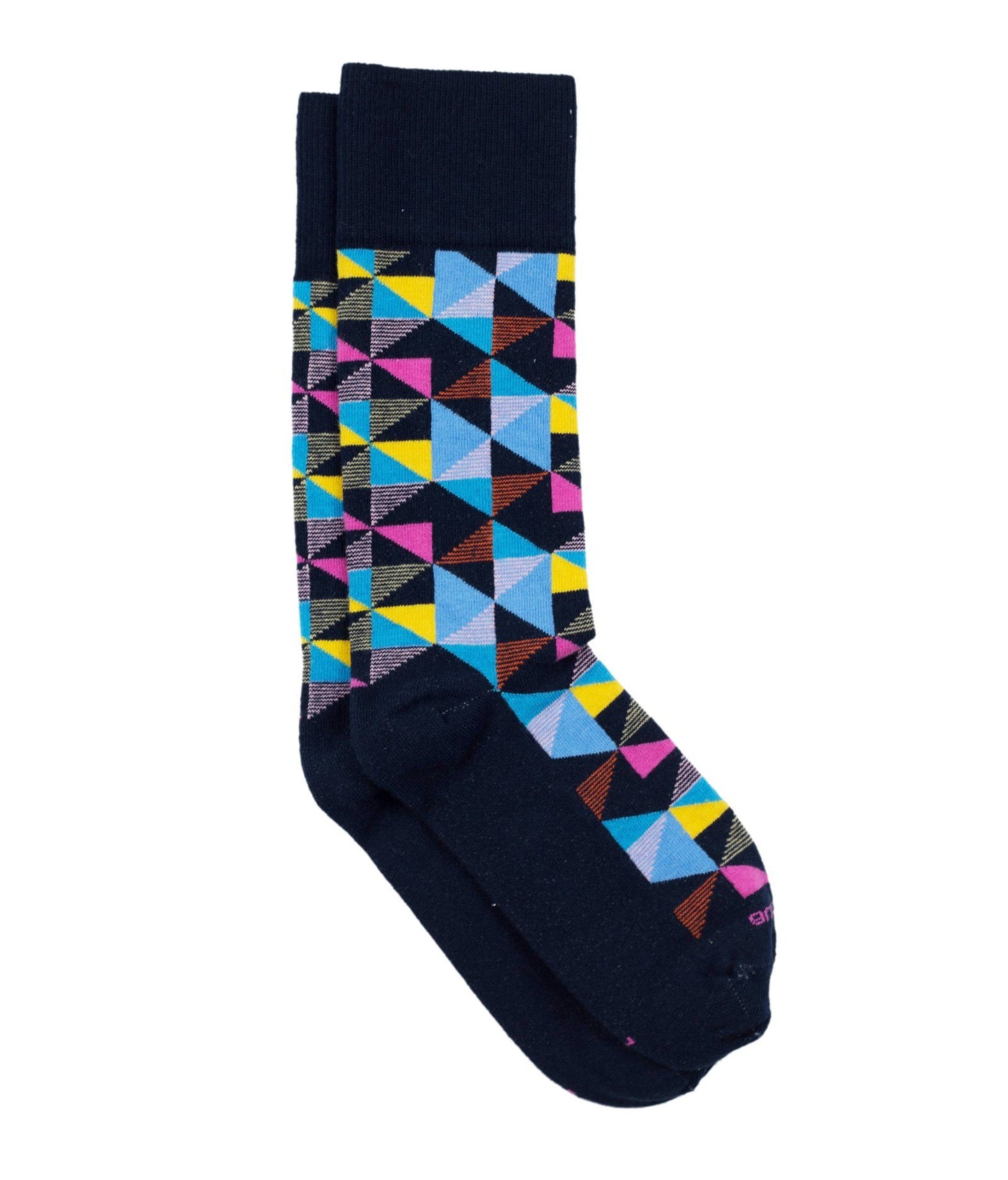 The Pinwheel - Navy - Sock Club Store