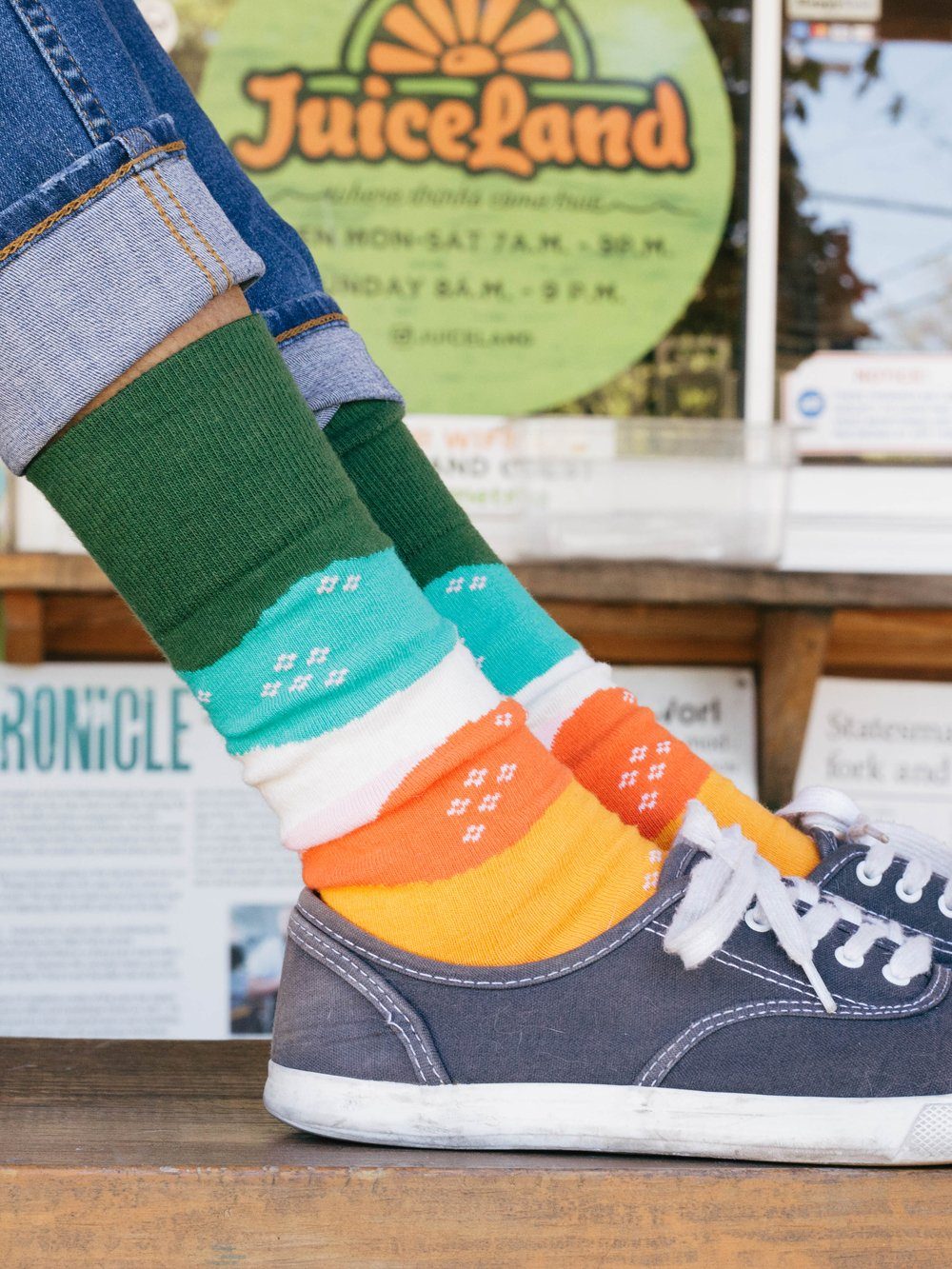The Vista - Clementine - Sock Club Store