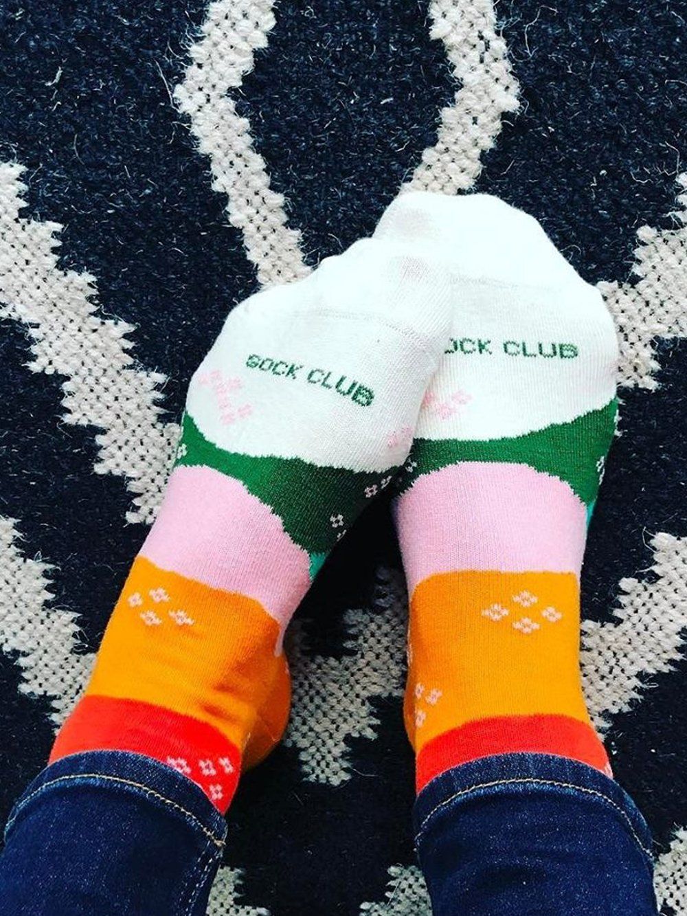 The Vista - Clementine - Sock Club Store