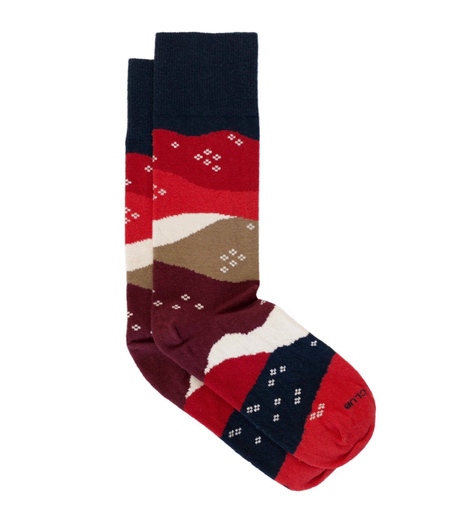 The Vista - Red - Sock Club Store