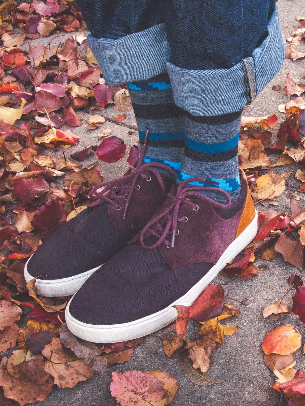 The Wool Lustre - Blue - Sock Club Store