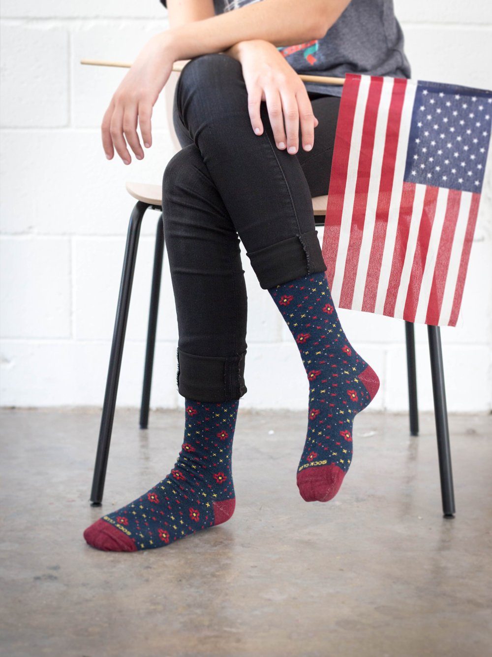 The Zeitgeist - Navy - Sock Club Store