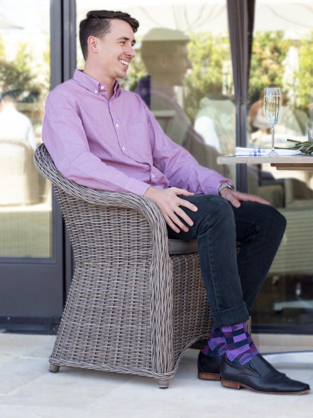 The Thisbe - Purple - Sock Club Store