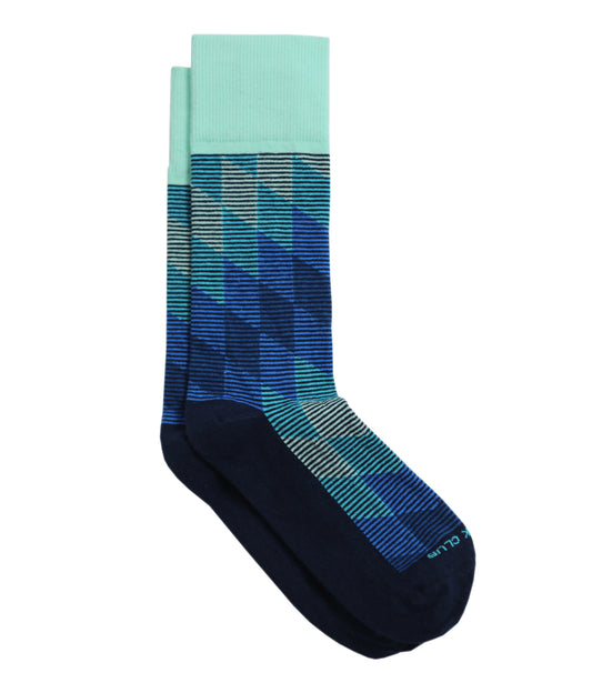 The Harlequin - Navy - Sock Club Store