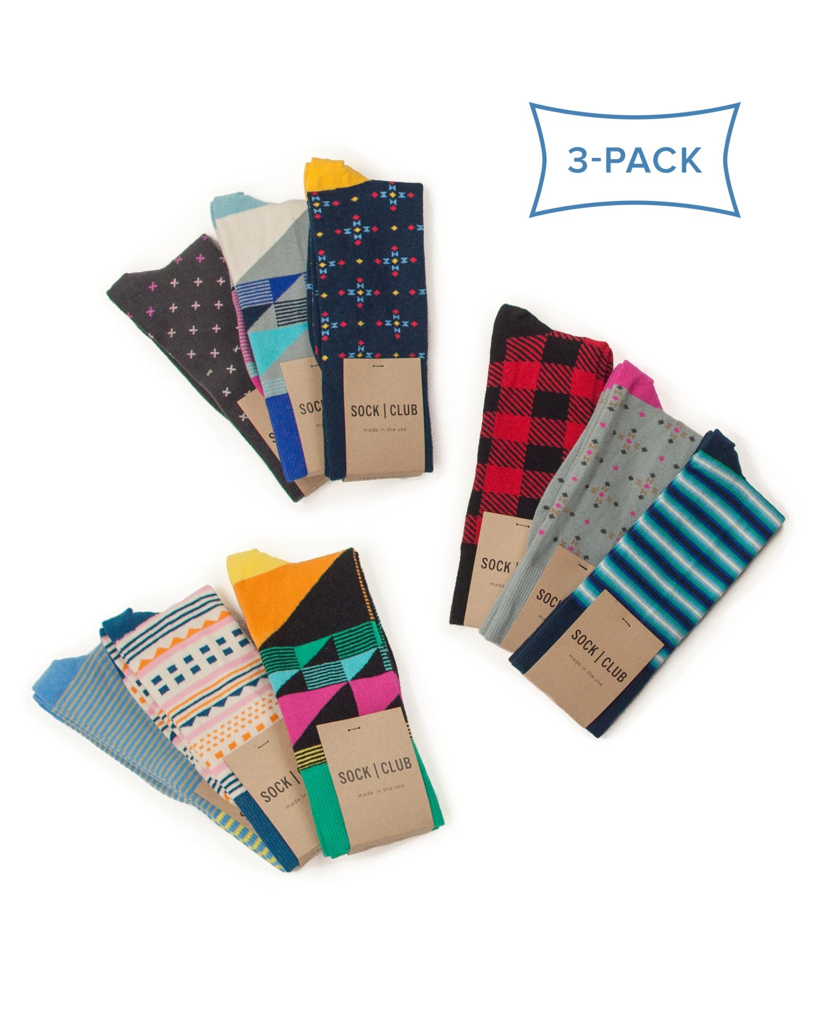dress sock of the month club - Get funky socks for as low as Month Double Layer Sock Club StartMystery Socks (3