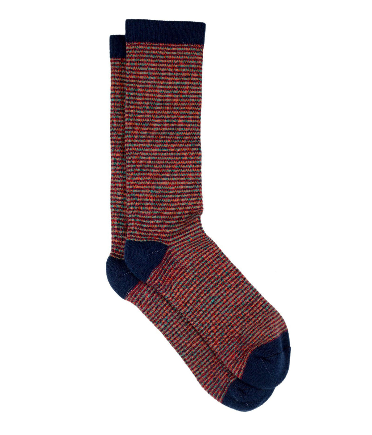 Twisted Yarn Socks - Navy | Cool Crew Socks | Sock Club Store